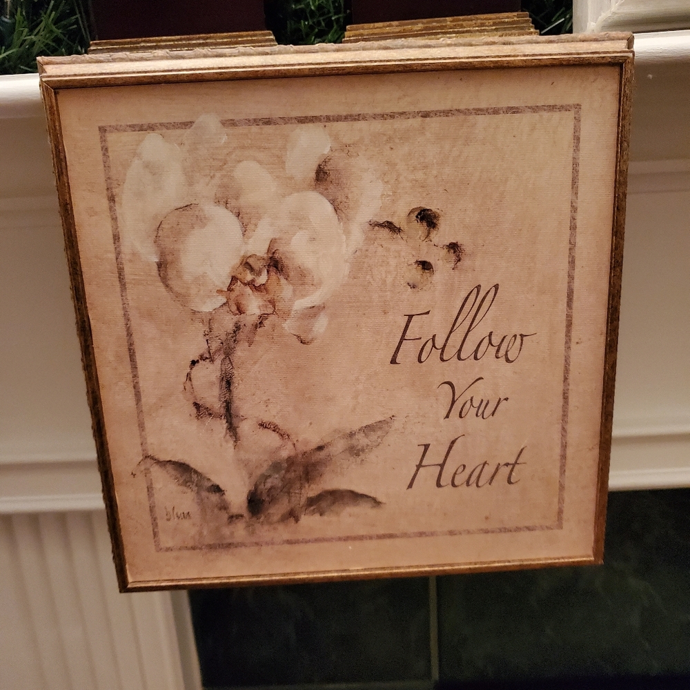 Follow Your Heart wall art